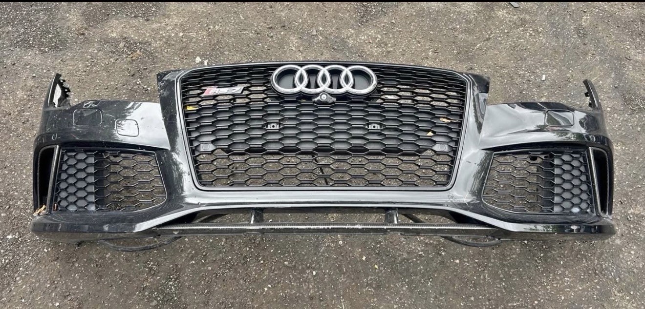 2014 - 2018 Audi RS7 Front Bumper Assembly With OEM Carbon Package