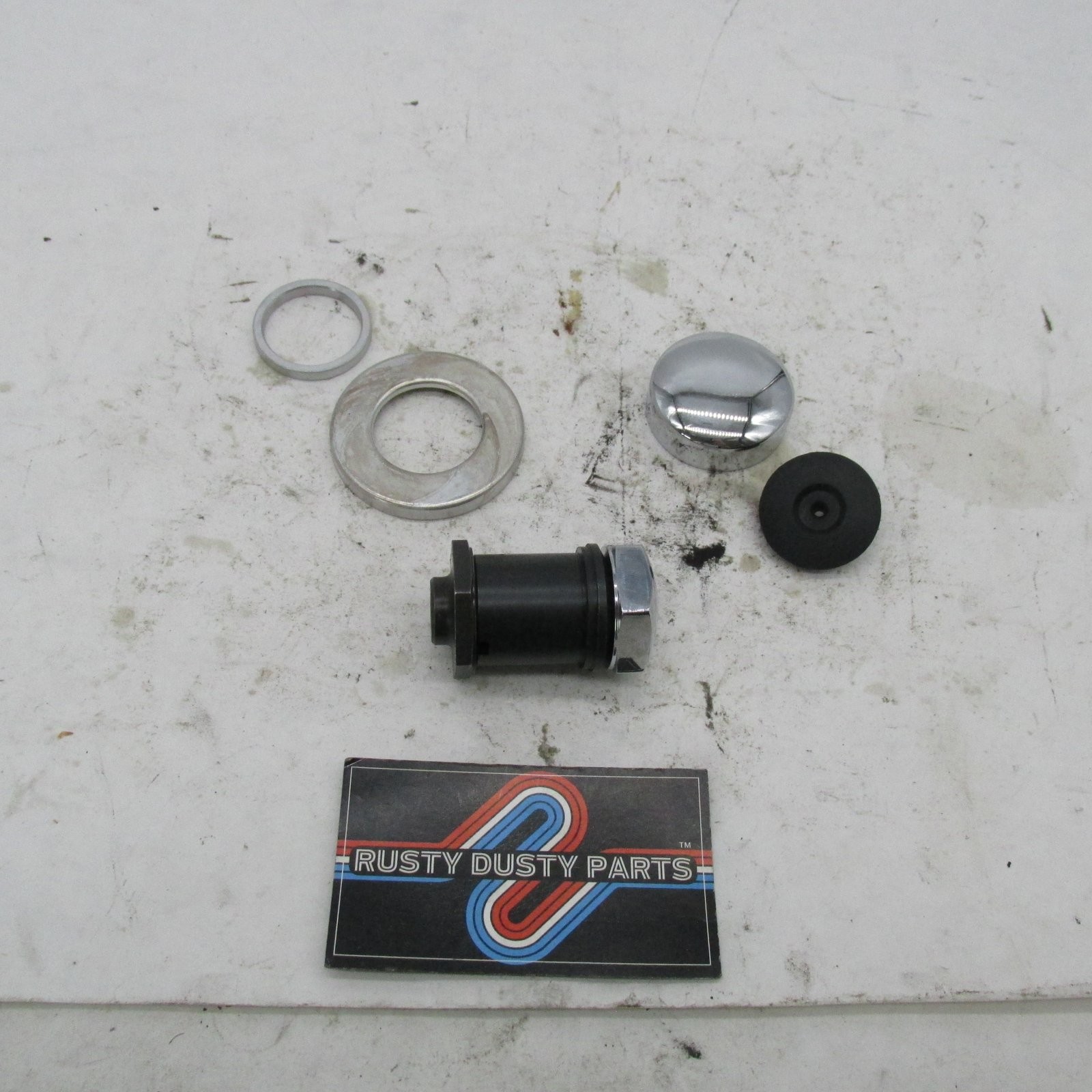 Colony Chrome Triple Tree Stem Bolt Cover Kit 57-78 Harley Sportster 8809-6