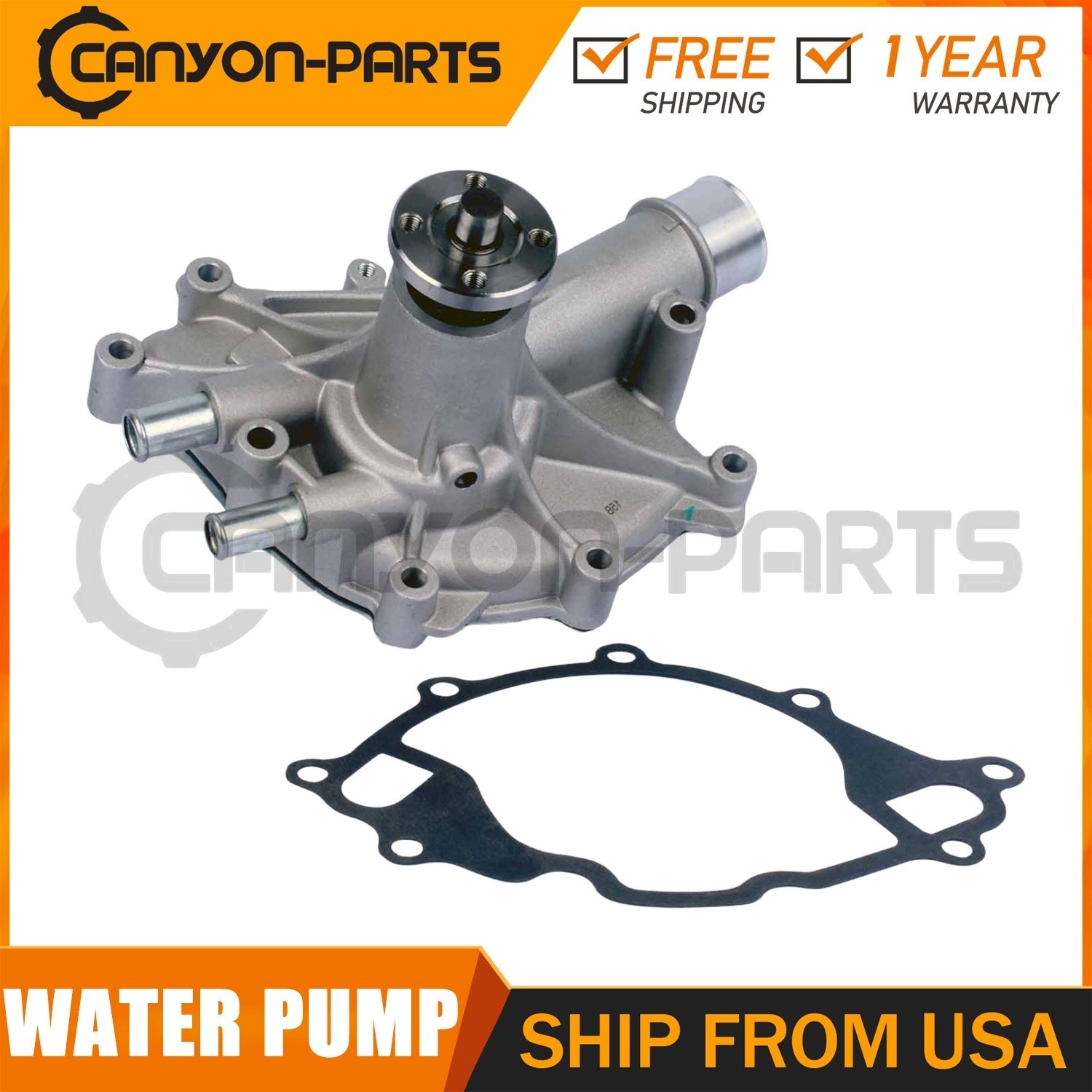 for 1980-84 Ford Thunderbird Lincoln Mark VII Thunderbird Engine Water Pump