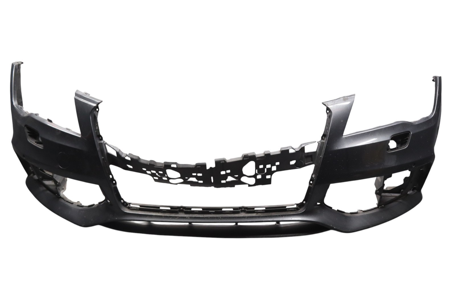 12-15 Audi A7 Quattro C7 4G 3.0L Front Bumper Cover Panel Assembly Black Oem