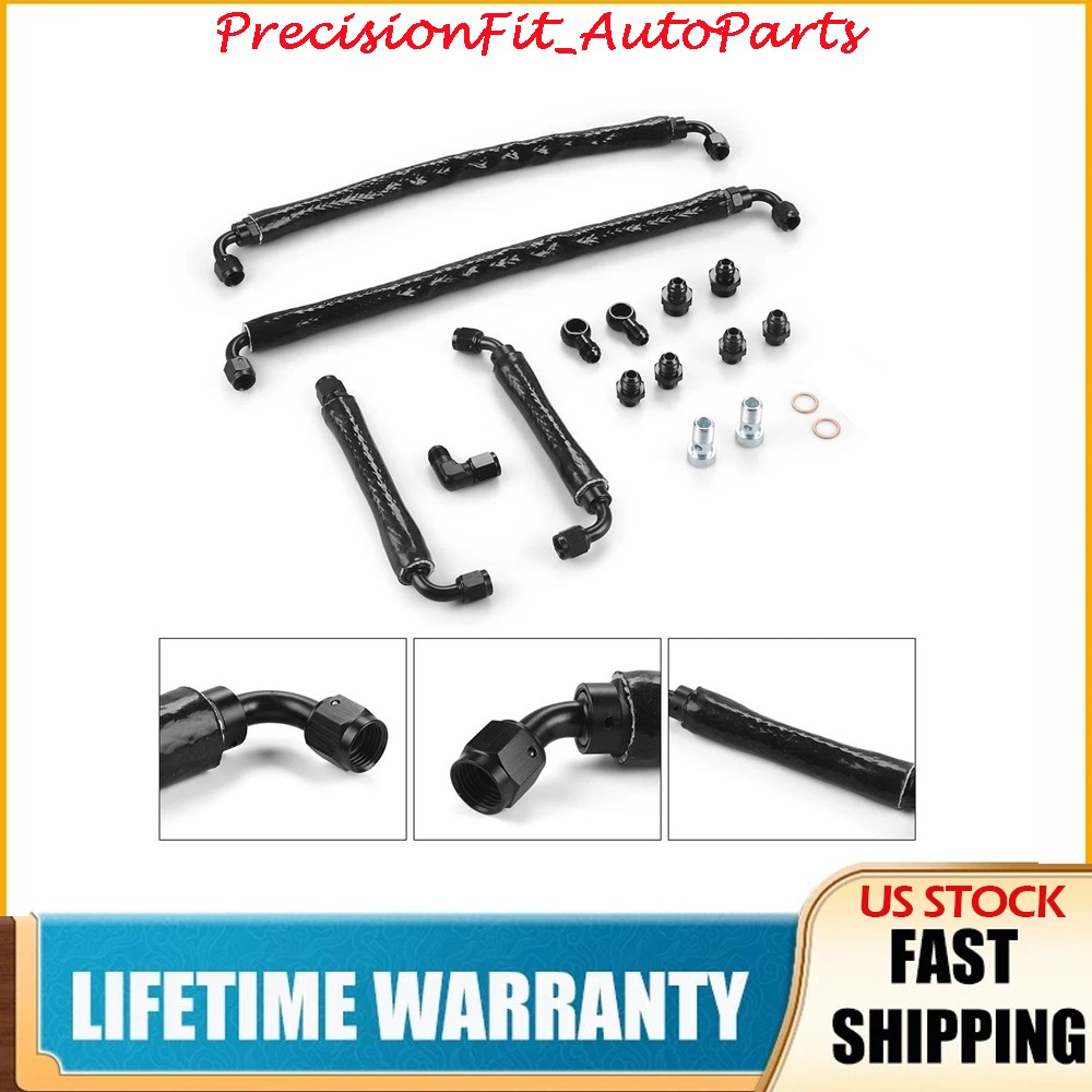 Turbocharger Coolant Line Upgrade Kit Compatible with Ford F-150 3.5L 2011-2016