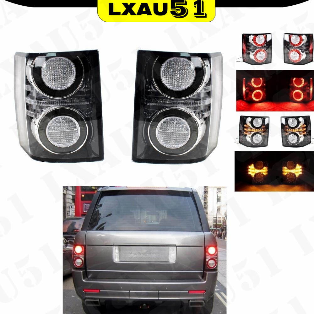 2Pcs Smoke Lens Rear Tail Lamp Light For Range Rover HSE VOGUE L322 2010-2012
