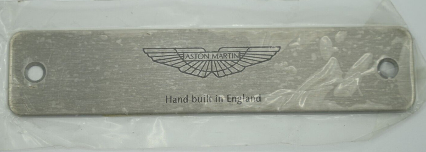 Genuine OEM Aston Martin Nameplate Front SILL P/N BG33-80-10618