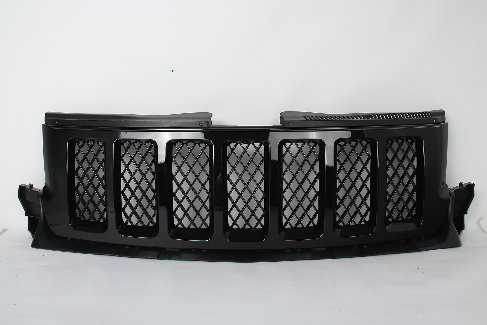 For 2011-2013 Jeep Grand Cherokee Overland Front Upper Grille Glossy Black Grill For 2011-2013 Jeep Grand Cherokee Overland Front Upper Grille Glossy Black Grill