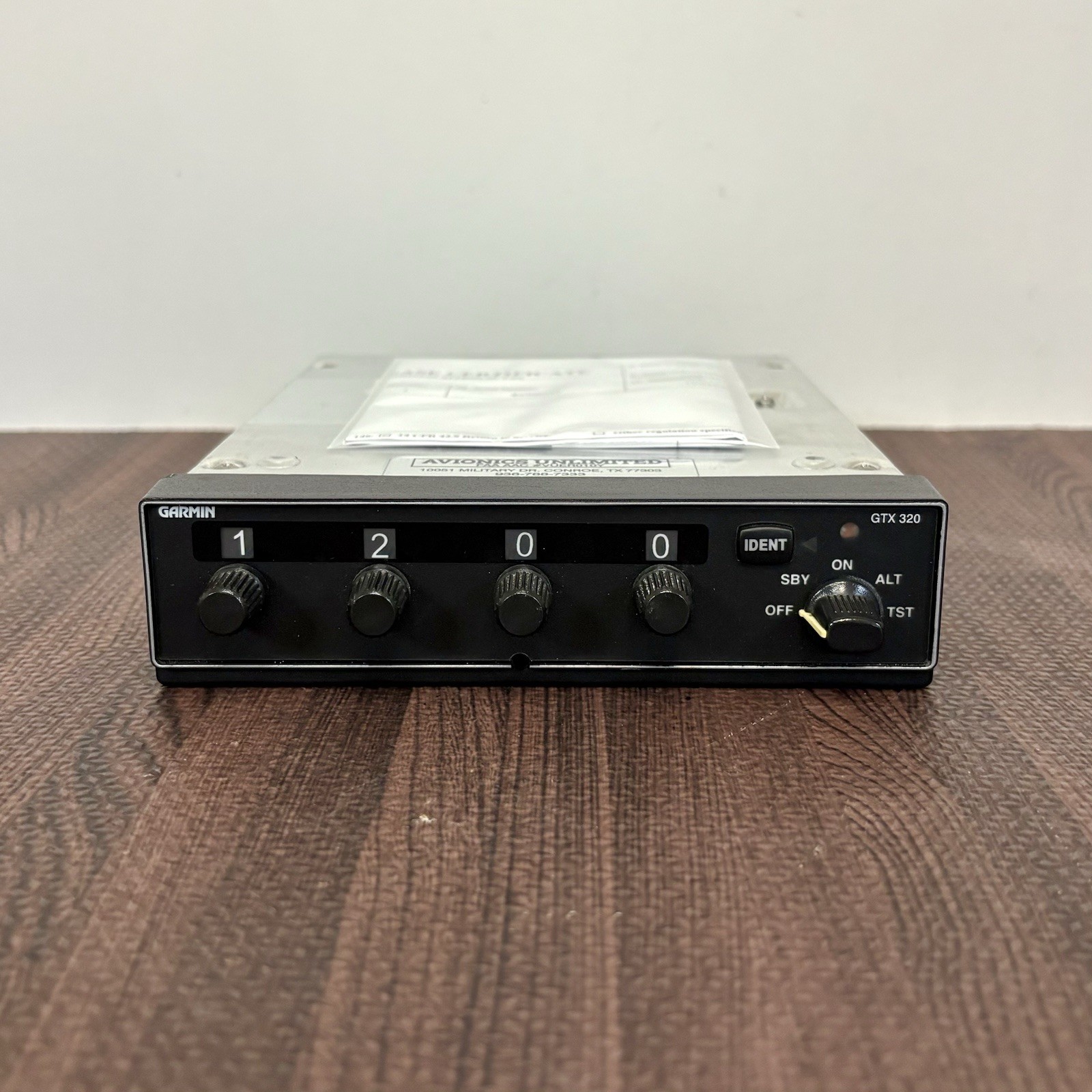 Garmin GTX 320 Transponder PN 0110025910 With 2025 FAA 8130 G2U Garmin GTX 320 Transponder PN 0110025910 With 2025 FAA 8130 G2U