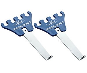 Ford Performance Ford Racing Ignition Wire Looms Chrome Stands, Blue Wire