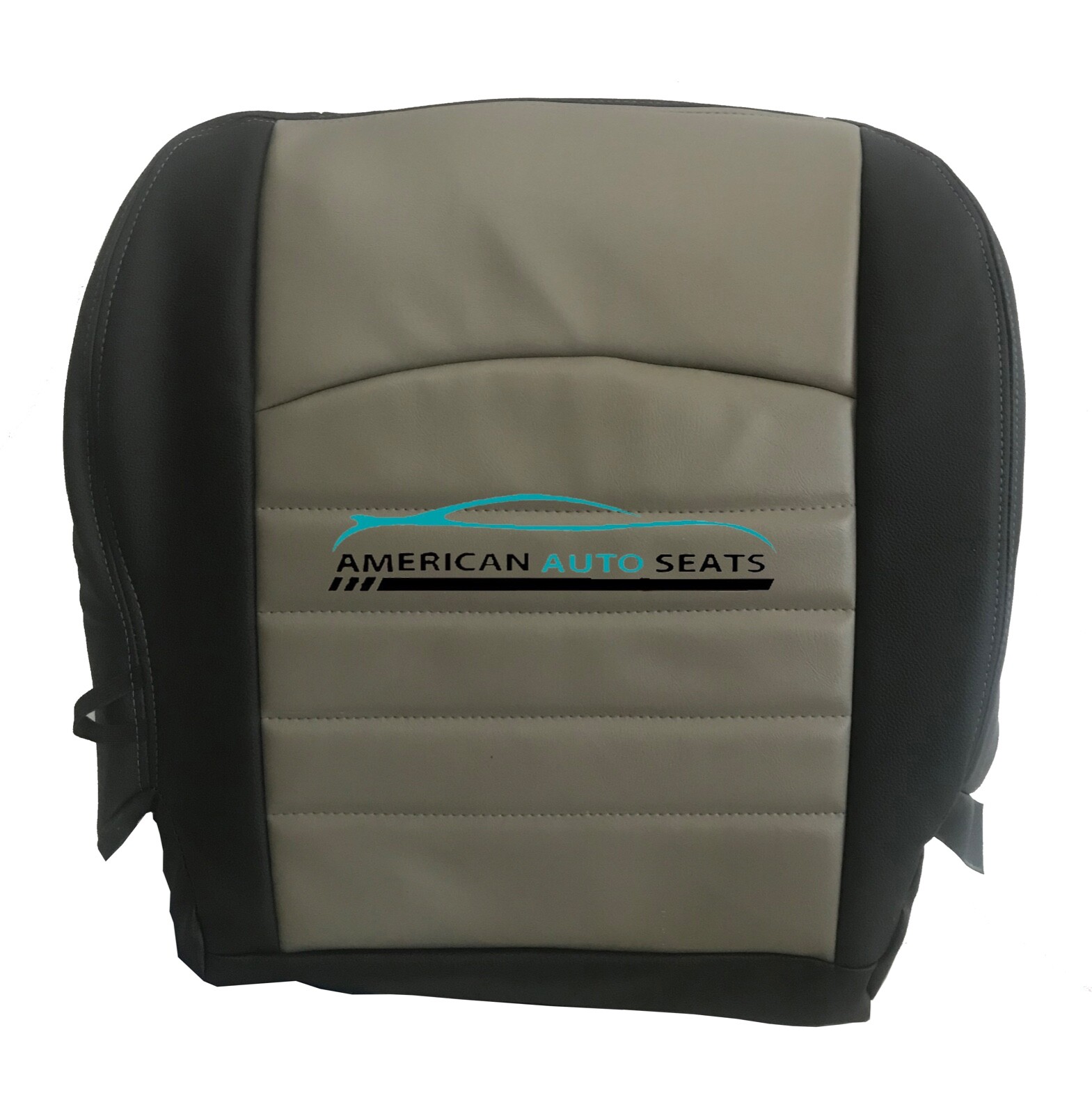 For 9-13 Fits For Dodge Ram Laramie 1500 2500 Driver Bottom Seat Cover 2 toneGry