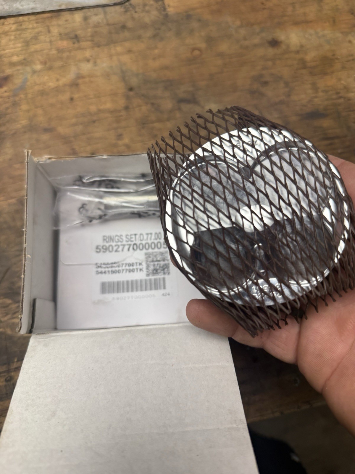 2014 RMZ 250 Vertex High Compression Piston Kit with Rings Pin