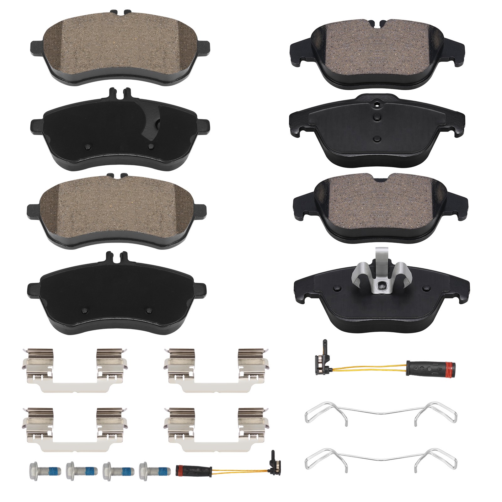 Ceramic Front Rear Brake Pads For Mercedes R172 SLK250 2012-2014 Quite Low Dust