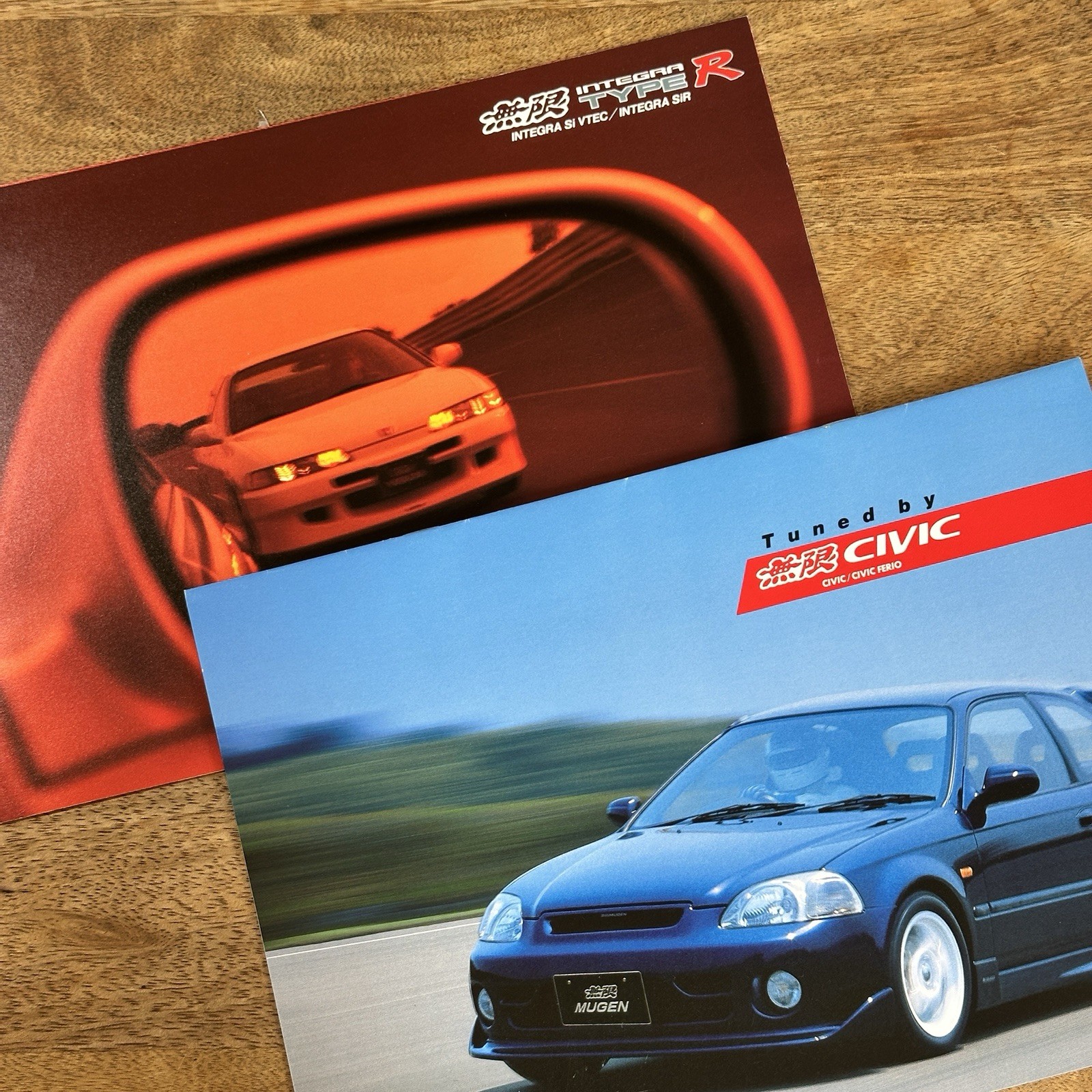 MUGEN EK9 & DC2 - Honda Civic Integra SET of 2 / Catalog Brochure JDM Type R SiR
