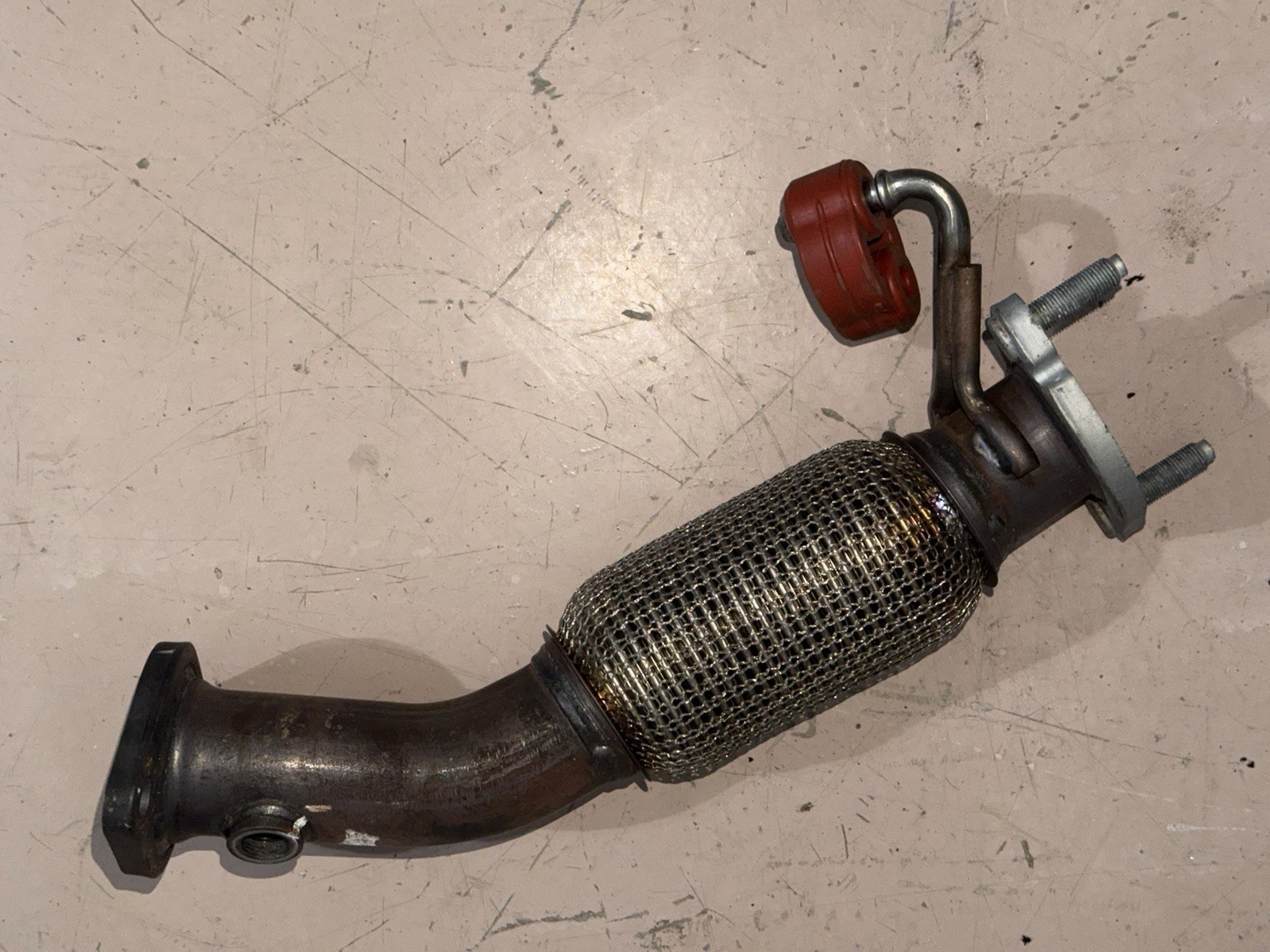 2020-2025 KIA SOUL 2.0L EXHAUST FRONT DOWN FLEX PIPE TUBE 28610-K0500 OEM 10K mi