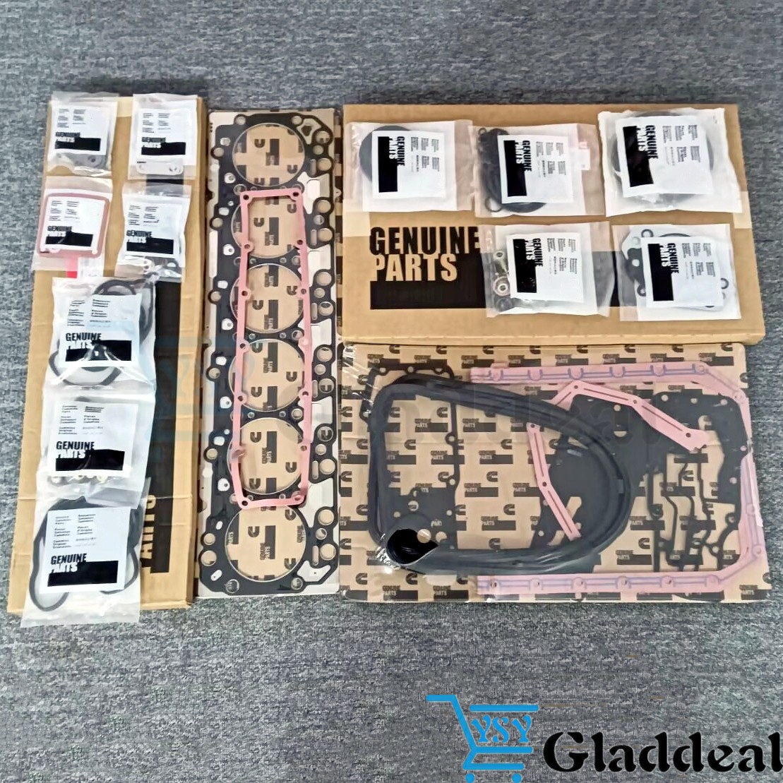 Full Head Gasket Set 4955230 4955229 For Cummins ISB/QSB 6.7L Overhaul Engine