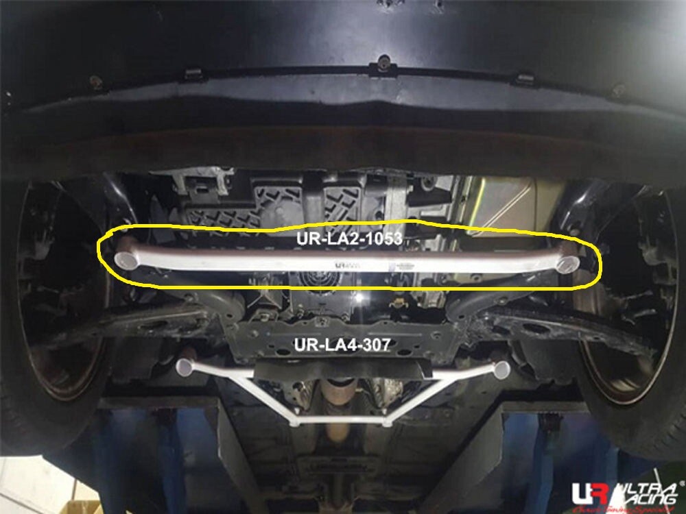 Ultra Racing 2-Pt Front Lower Bar for MINI COOPER R50 R53 1.6 '00-'06 (LA2-1053)