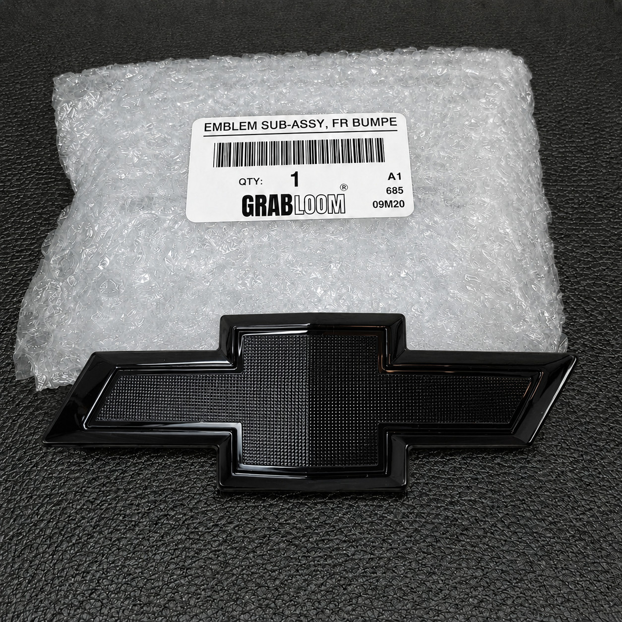 Chevy Camaro 2016-2024 Front Grille Emblem Blackout Badge 84690309 Chevy Camaro 2016-2024 Front Grille Emblem Blackout Badge 84690309