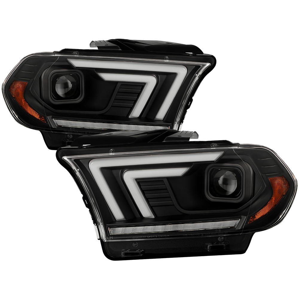 Spyder Auto 5088284 Projector Headlights LED Turn Signal Black for 11-13 Durango