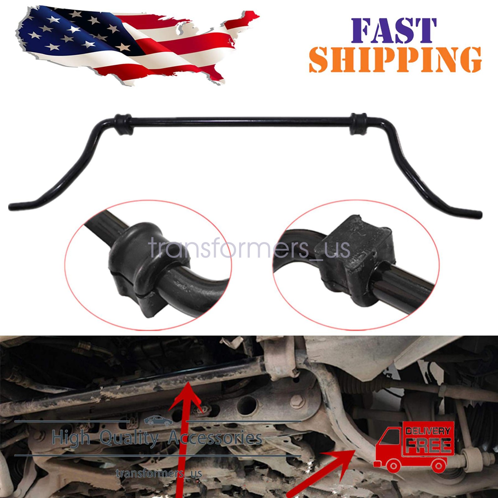 For Mercedes-Benz GL450 / GL550 / GL63 AMG 1663231465 Front Suspension Sway Bar