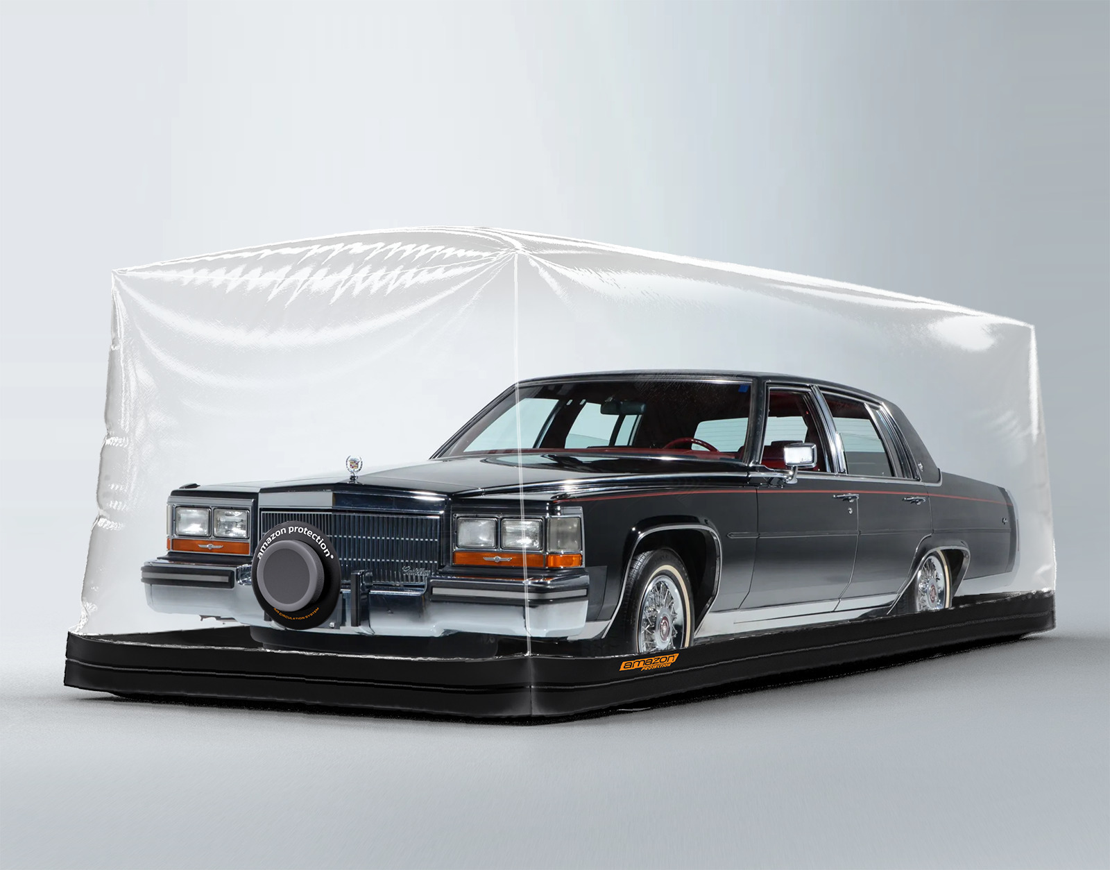 Amazon Protection Car Cover Cadillac Brougham Inflatable Capsule Garage Cover