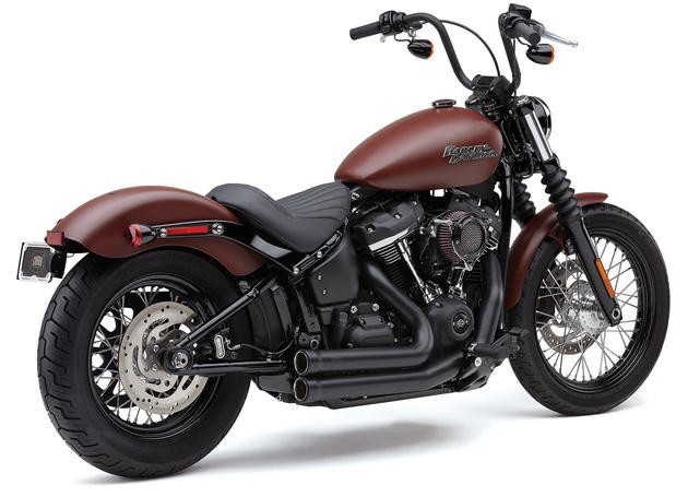 Cobra Speedster 909 Exhaust Black Harley Softail FXBB/FXLR/FLSL/FLDE 18-21