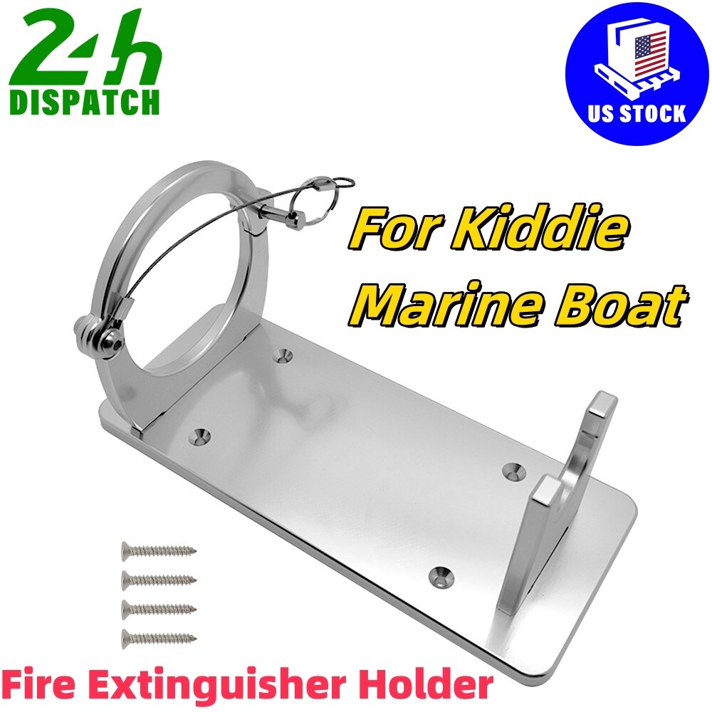 For Kiddie Marine Boat Aluminum Fire Extinguisher Mounting Holder White Holder For Kiddie Marine Boat Aluminum Fire Extinguisher Mounting Holder White Holder