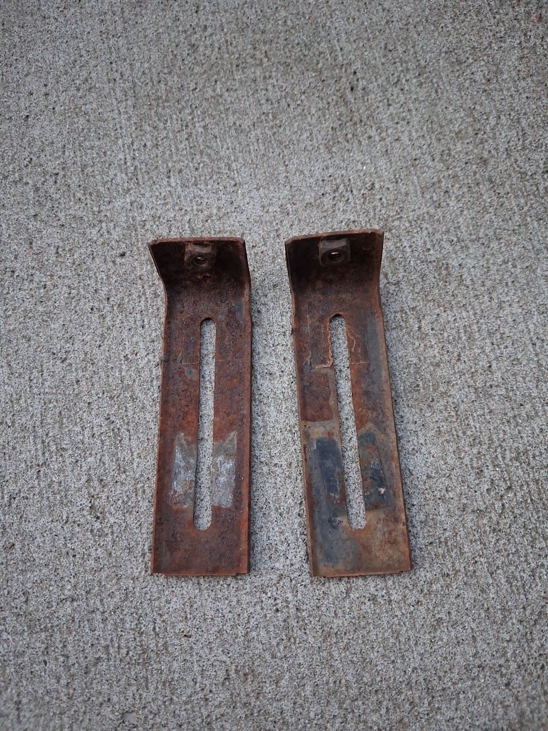 1971 72 73 74 Charger Road Runner Sate Challenger AC condenser mounting brackets 1971 72 73 74 Charger Road Runner Sate Challenger AC condenser mounting brackets
