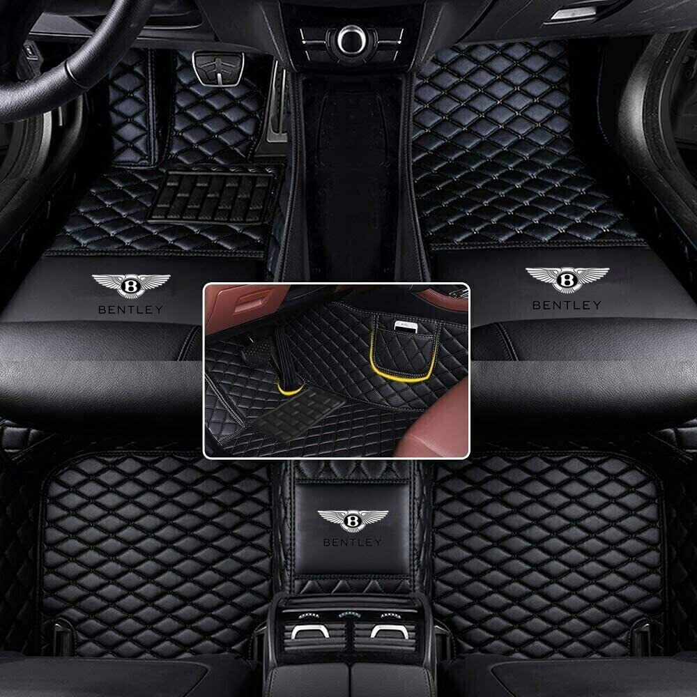 For Bentley Flying Spur Bentayga Continental GT Mulsanne Car Mats Auto Carpets