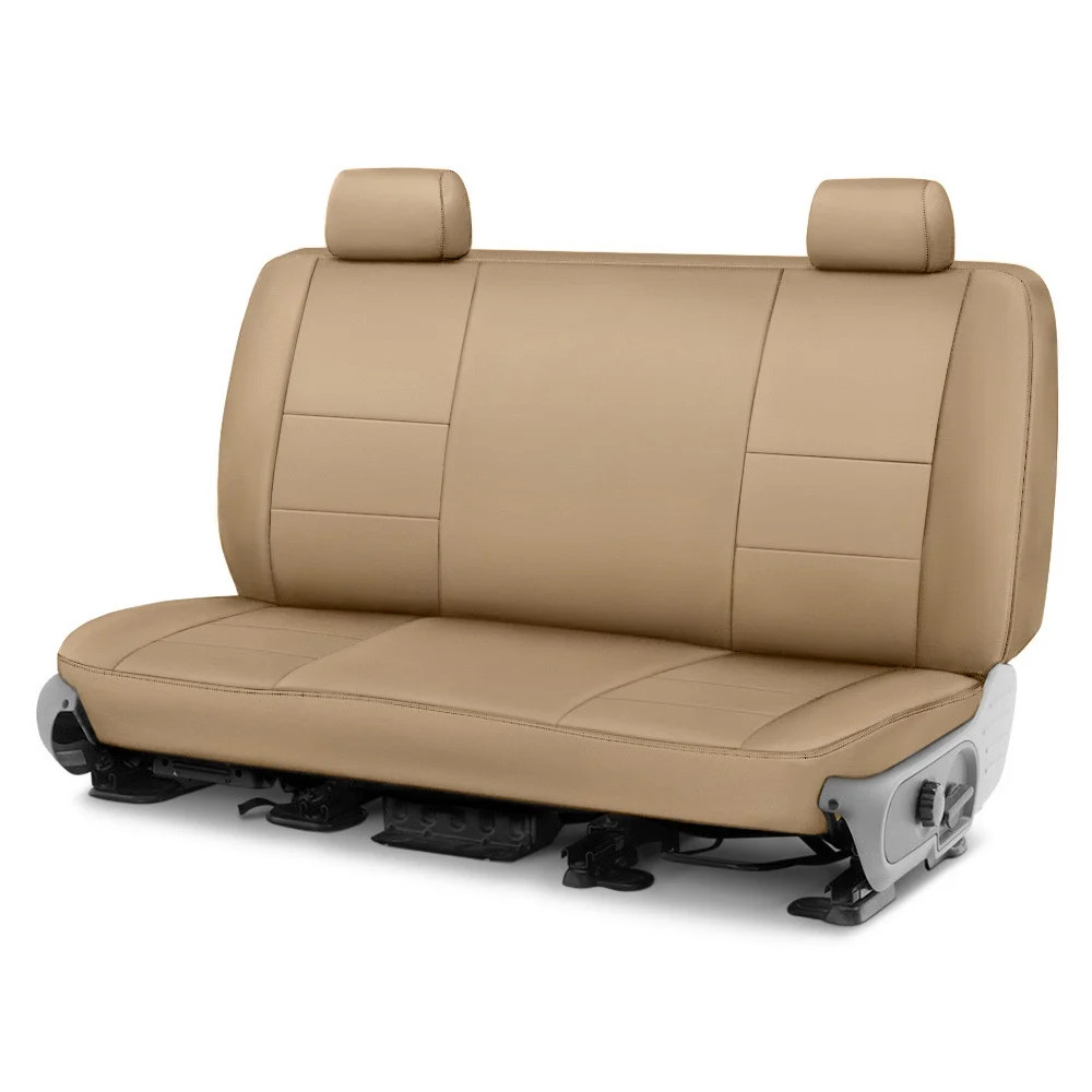 Coverking Premium Leatherette 1st Row Cashmere Custom Seat Covers
