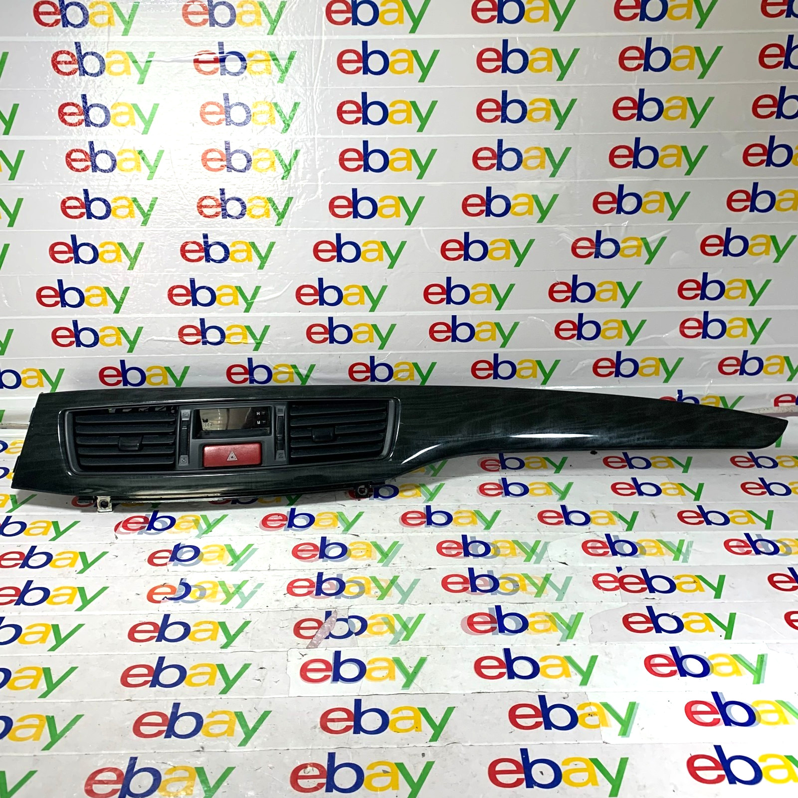 2003 - 2006 Mitsubishi Lancer Center Dash Air Vent Trim Panel Gray OEM Set 9326 2003 - 2006 Mitsubishi Lancer Center Dash Air Vent Trim Panel Gray OEM Set 9326