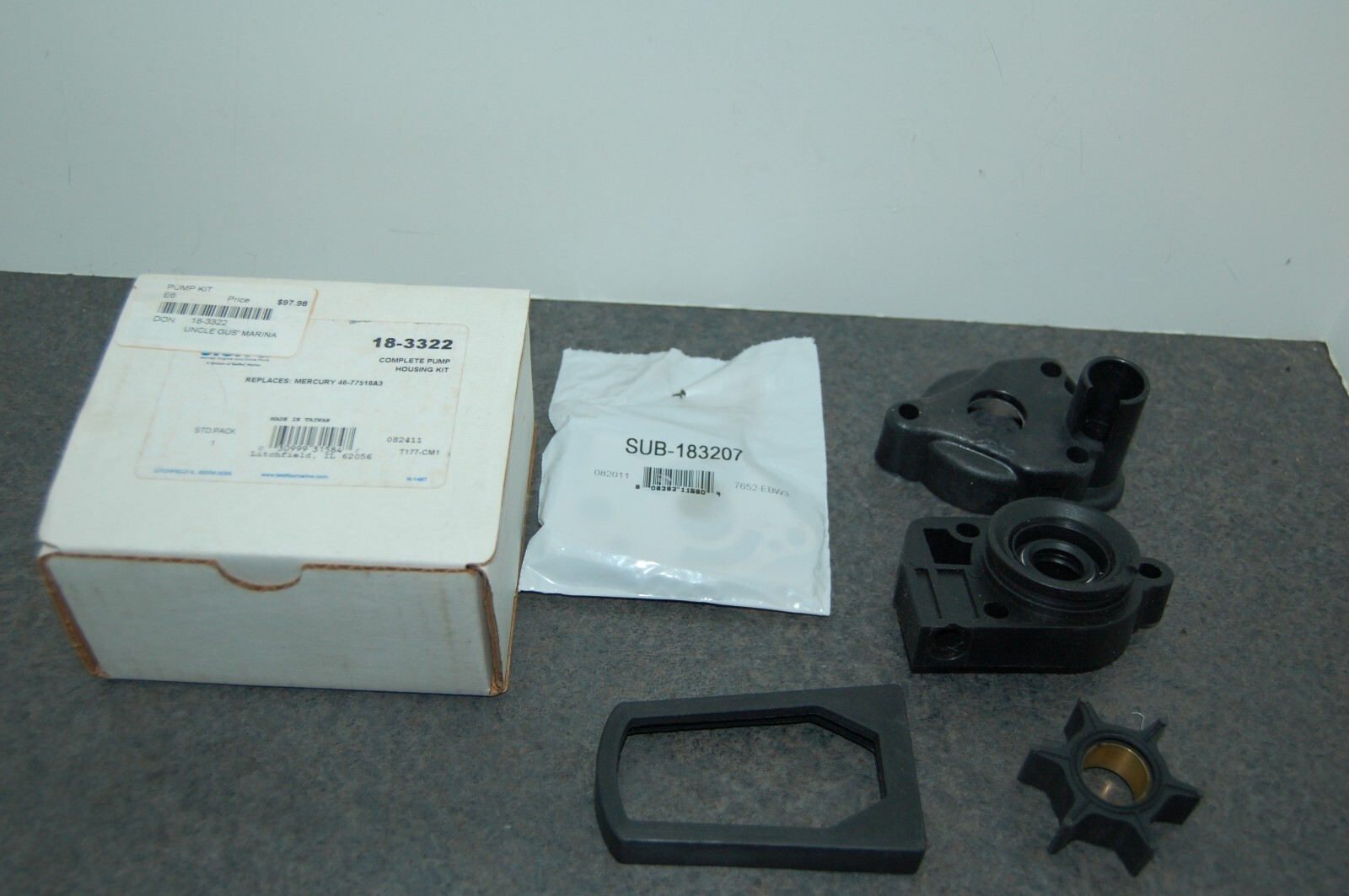 NEW GENUINE Sierra MARINE 18-3322 COMPLETE HOUSING KIT REPL Mercury 47-77516A3 NEW GENUINE Sierra MARINE 18-3322 COMPLETE HOUSING KIT REPL Mercury 47-77516A3