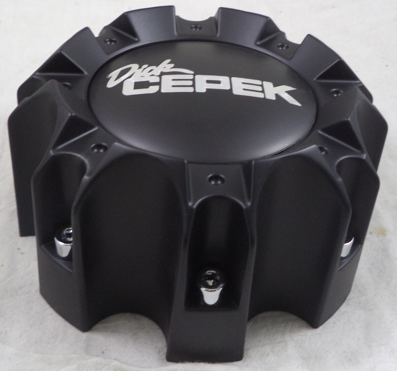 Dick Cepek Wheels Flat Black Wheel Center Cap Caps # CAP-WX05-165.1-170-8H / NEW