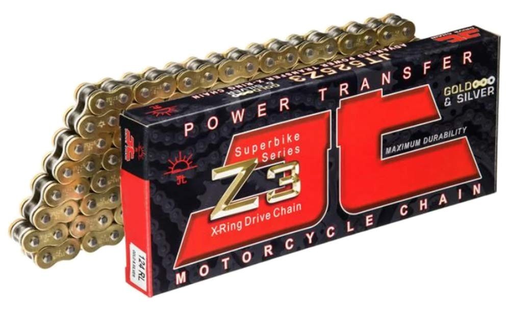 JT Chain JTC520Z3GS120RL (520 Series) Gold 120 Link Super Heavy Connecting Link