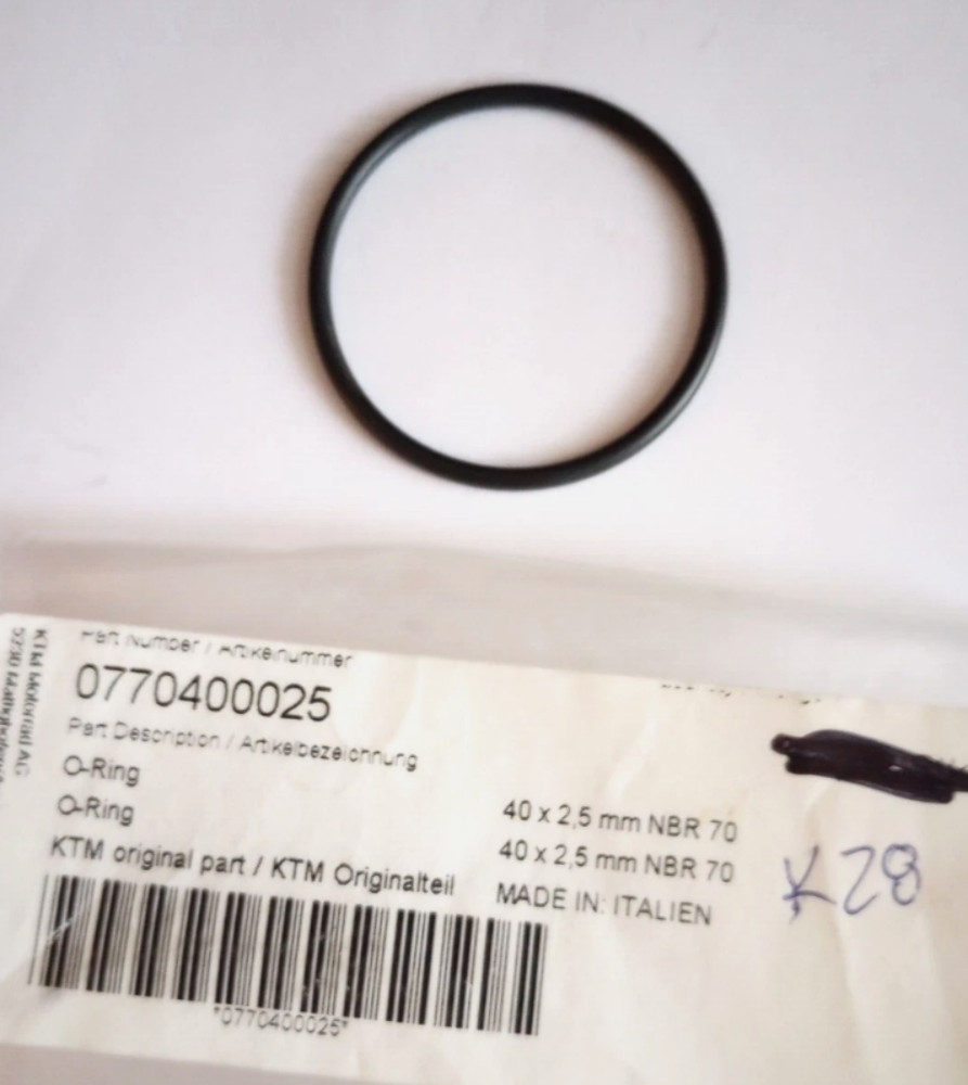 QTY 20 | KTM New OEM O-RING 40,00x2,50 Nbr 70- 0770400025