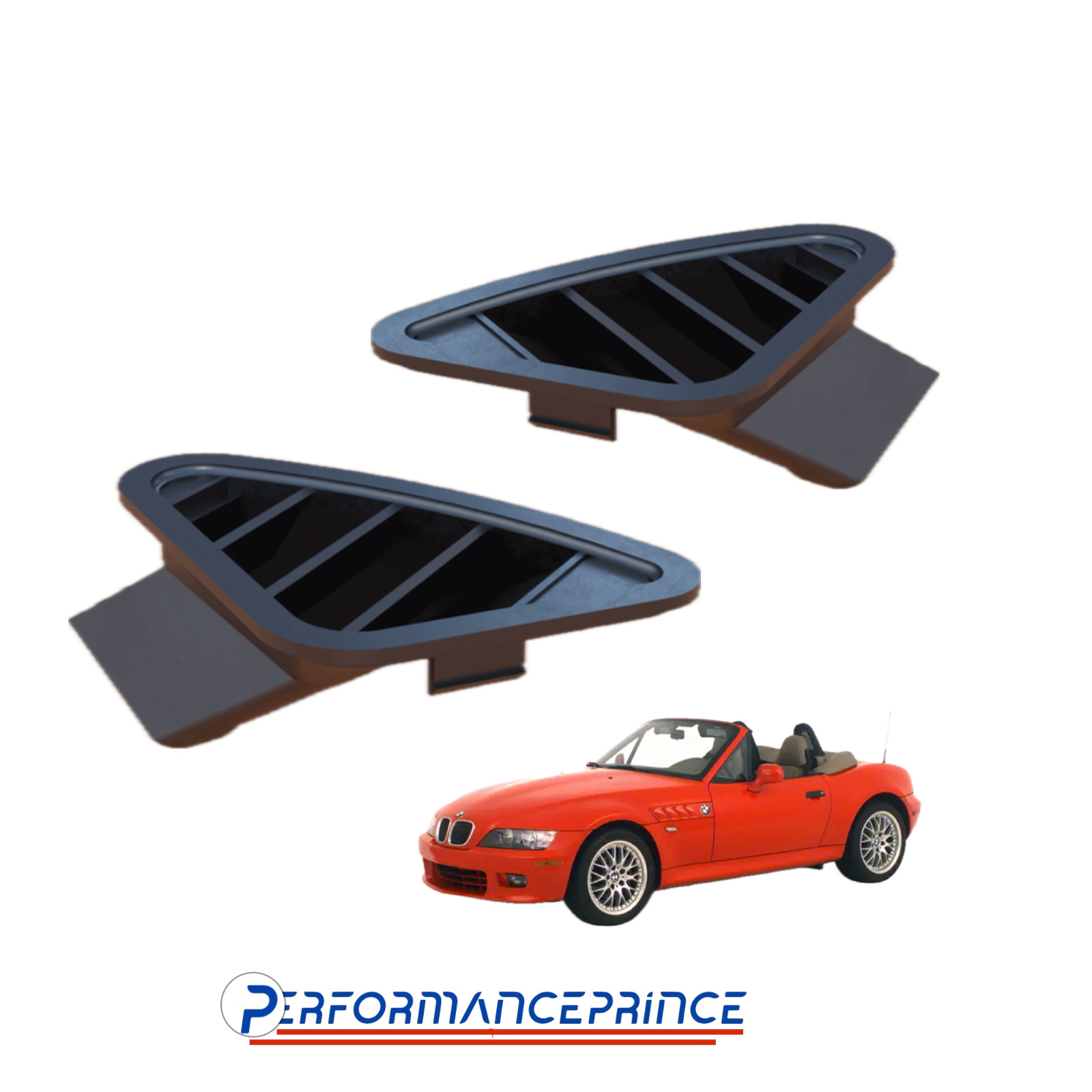 BMW Z3 Windshield Defroster Vent | Left & Right Set | Side Dash Vent | E36/7 BMW Z3 Windshield Defroster Vent | Left & Right Set | Side Dash Vent | E36/7