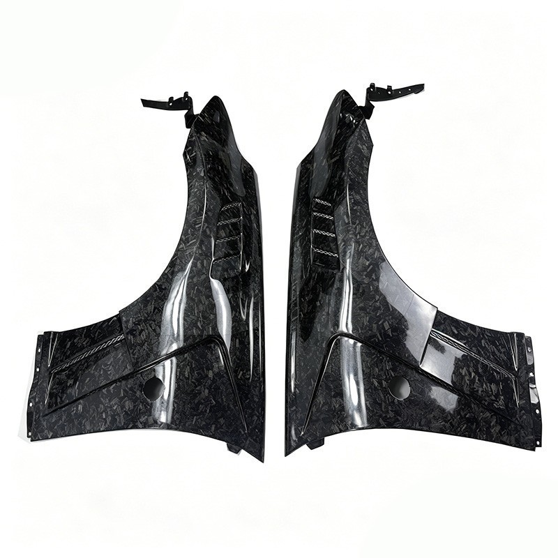 Forged Real Carbon Fiber Pair Vent Front Fenders Wing for Nissan 370Z Z34 09-21