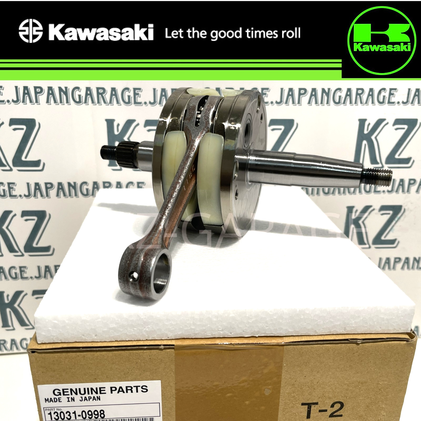 KAWASAKI Genuine KX112 Crankshaft Comp 13031-0998 NEW