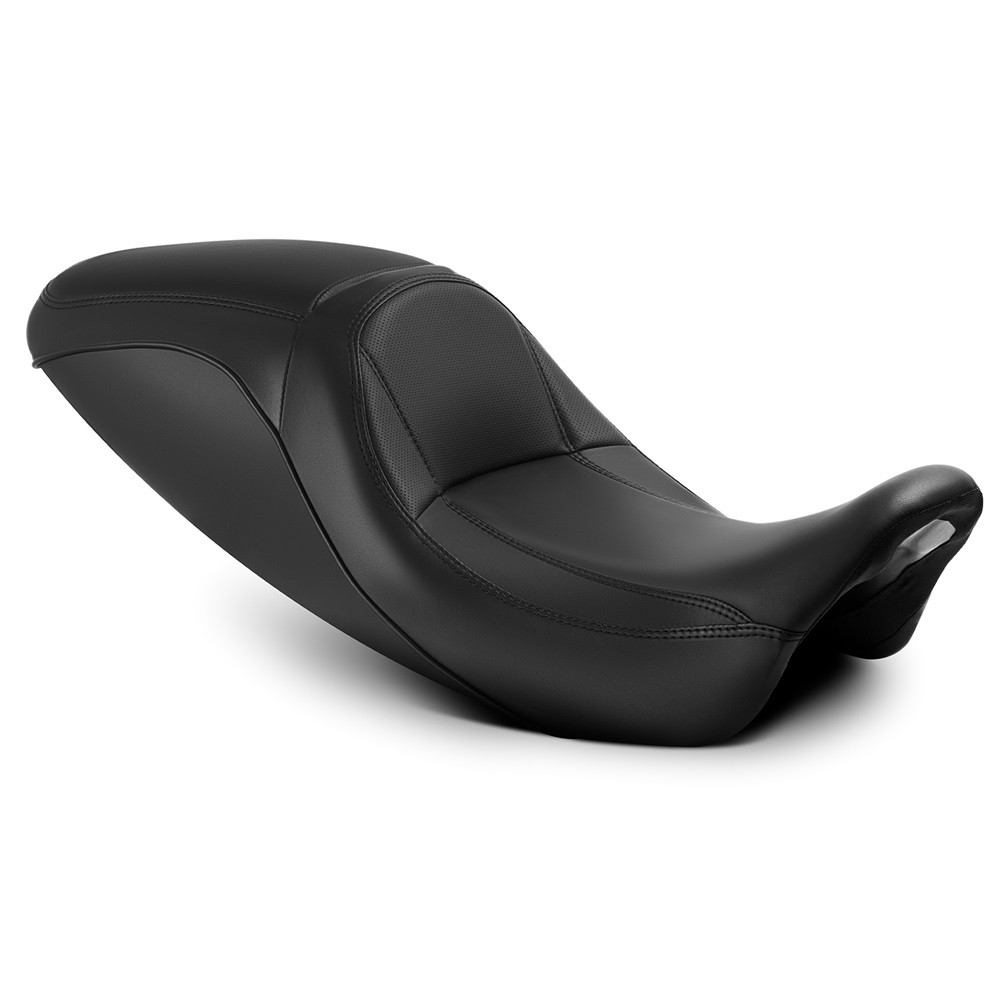 Driver Passenger Gel 1-Piece Seat Cushion For Harley Street Glide 2008-2023