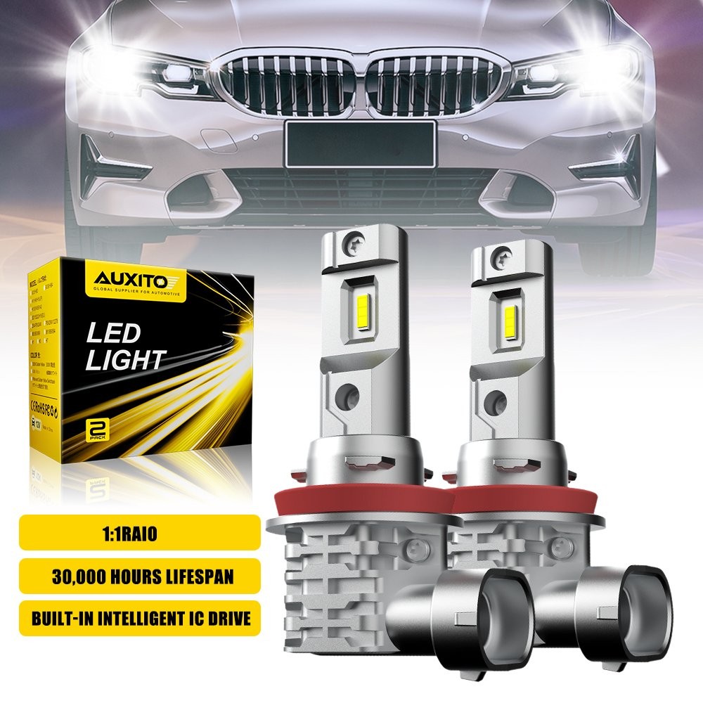 2-20x H11 LED Headlight Bulbs Kit 6500K White High Low Beam Light Super Bright