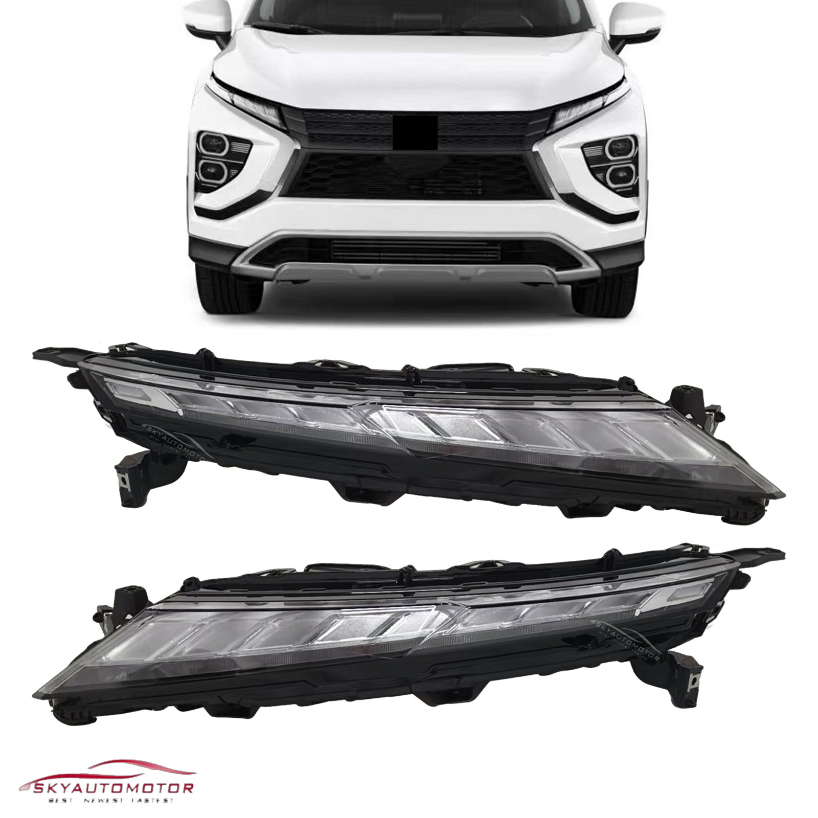 LED DRL Combo Lamp 8310A063 8310A064 Pair For Mitsubishi Eclipse Cross 2022-2026 LED DRL Combo Lamp 8310A063 8310A064 Pair For Mitsubishi Eclipse Cross 2022-2026