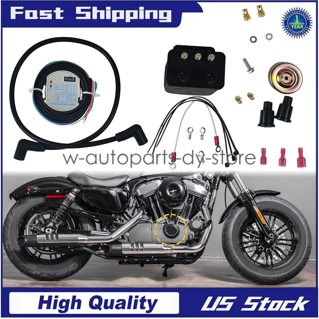 53-660 Single Fire Programmable Ignition Coil Kit For Evo Big Twin XL 1970-2003 53-660 Single Fire Programmable Ignition Coil Kit For Evo Big Twin XL 1970-2003
