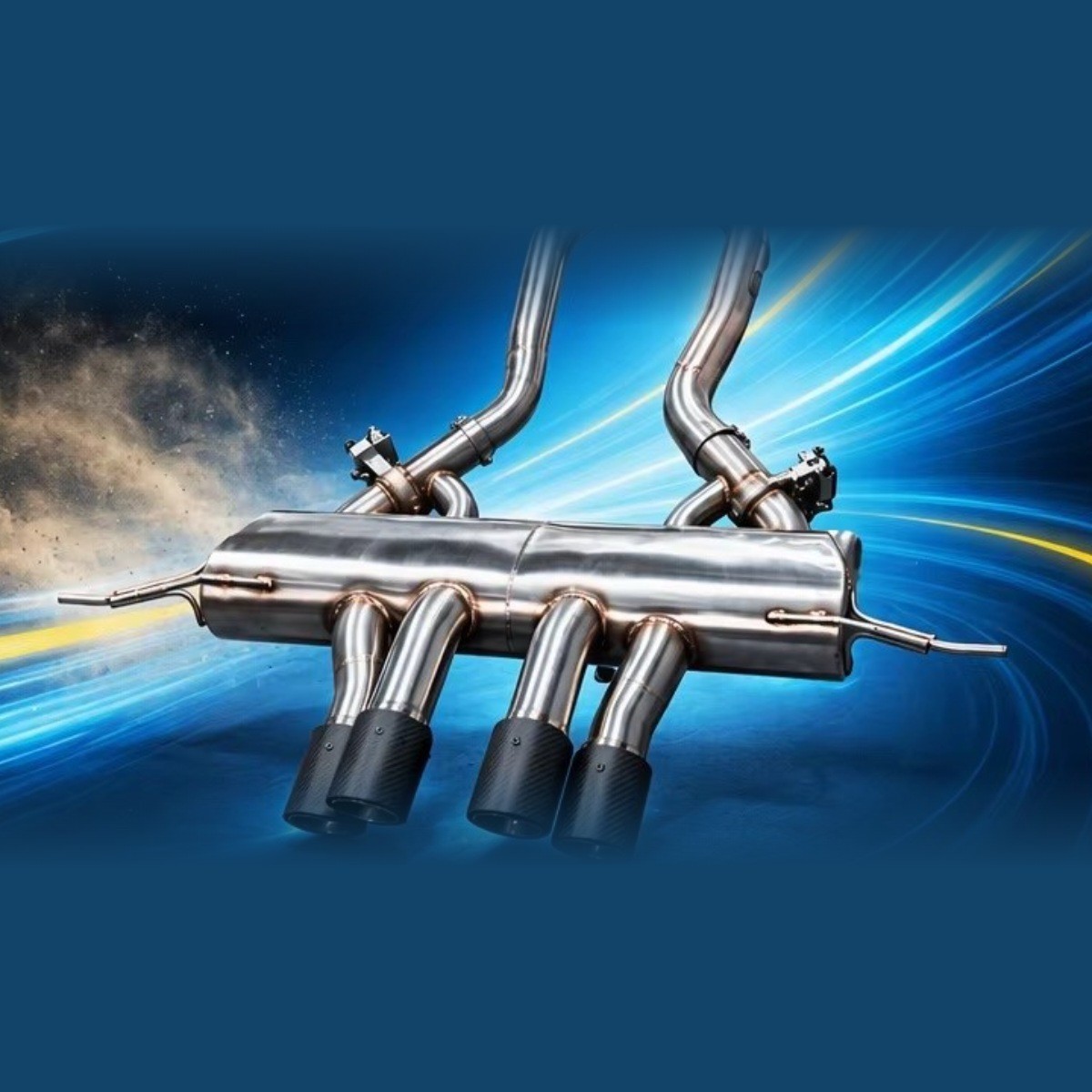 Benni Valved Cat-Back Exhaust for BMW X5M X6M F85 F86 4.4T 304 Stainless Steel