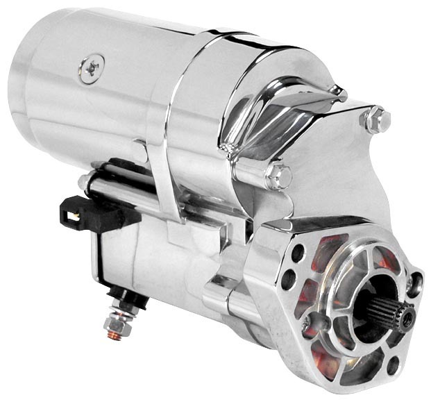 NEW HEAVY DUTY for Harley Davidson BIG TWIN 2.4kw Starter Motor CHROME INT\'L 