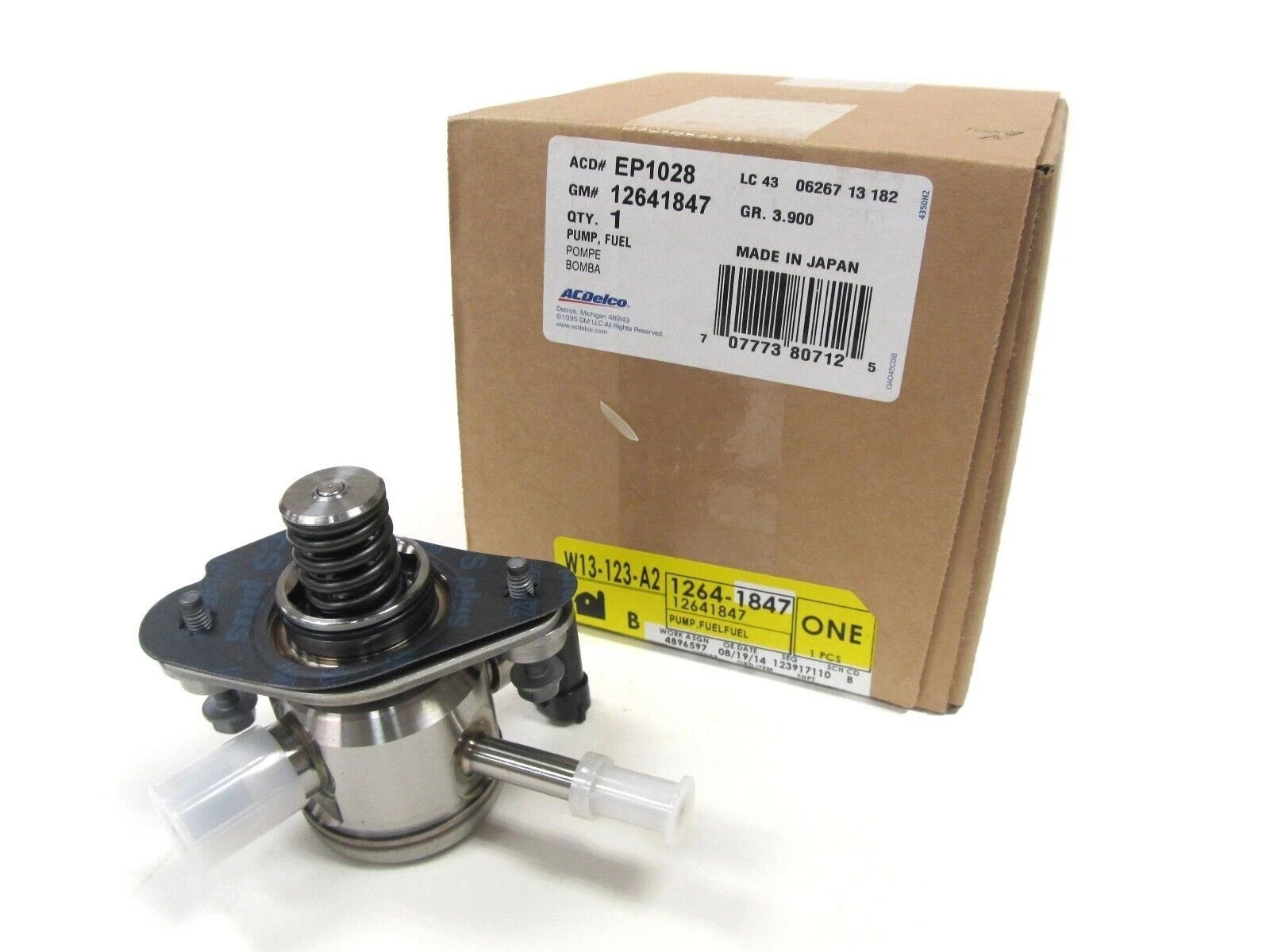 Factory Sealed Fuel Pump ACDelco GM Original Equipment EP1028 12641847 Factory Sealed Fuel Pump ACDelco GM Original Equipment EP1028 12641847
