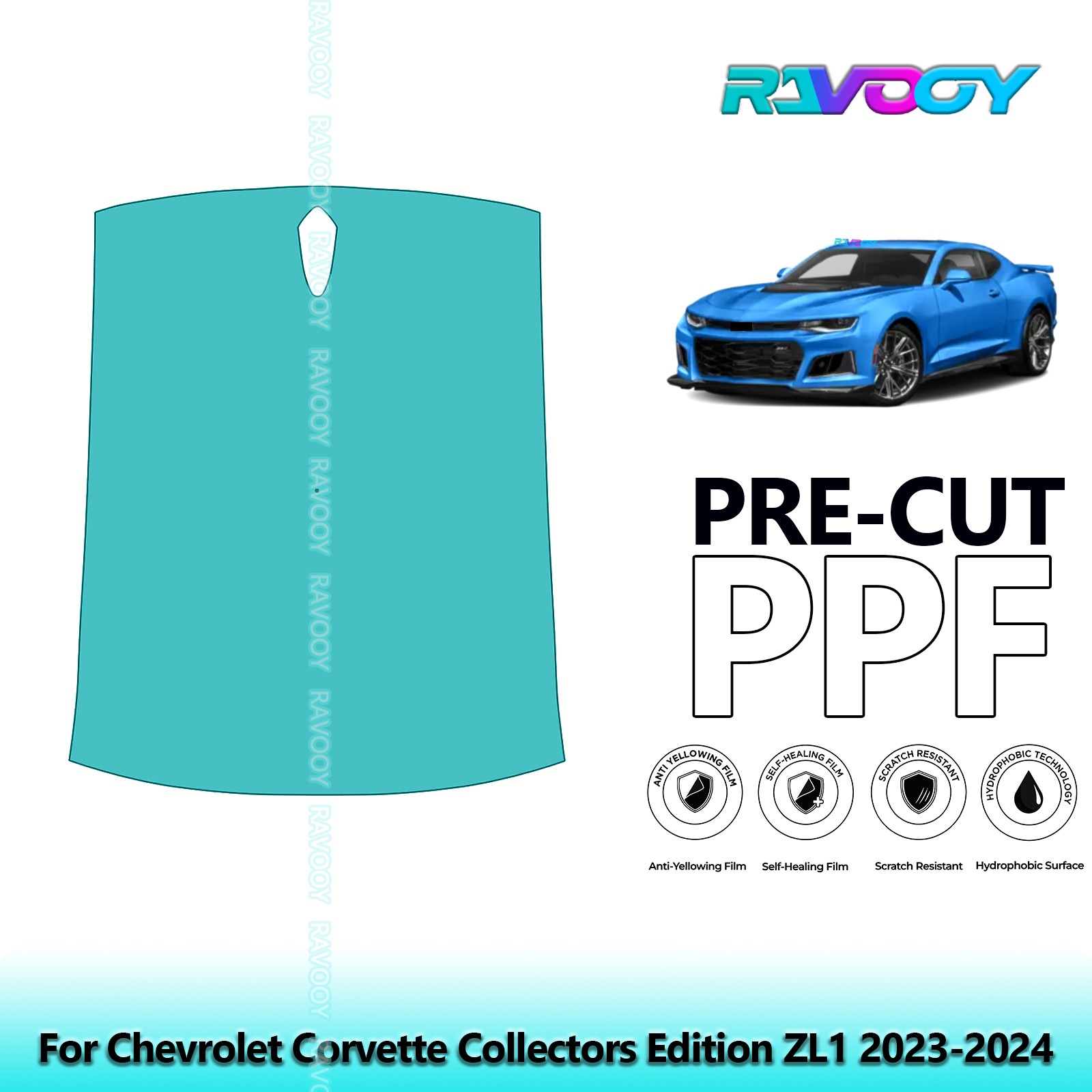 Protection PPF Kit For Chevrolet Corvette Collectors Edition ZL1 2023-2024