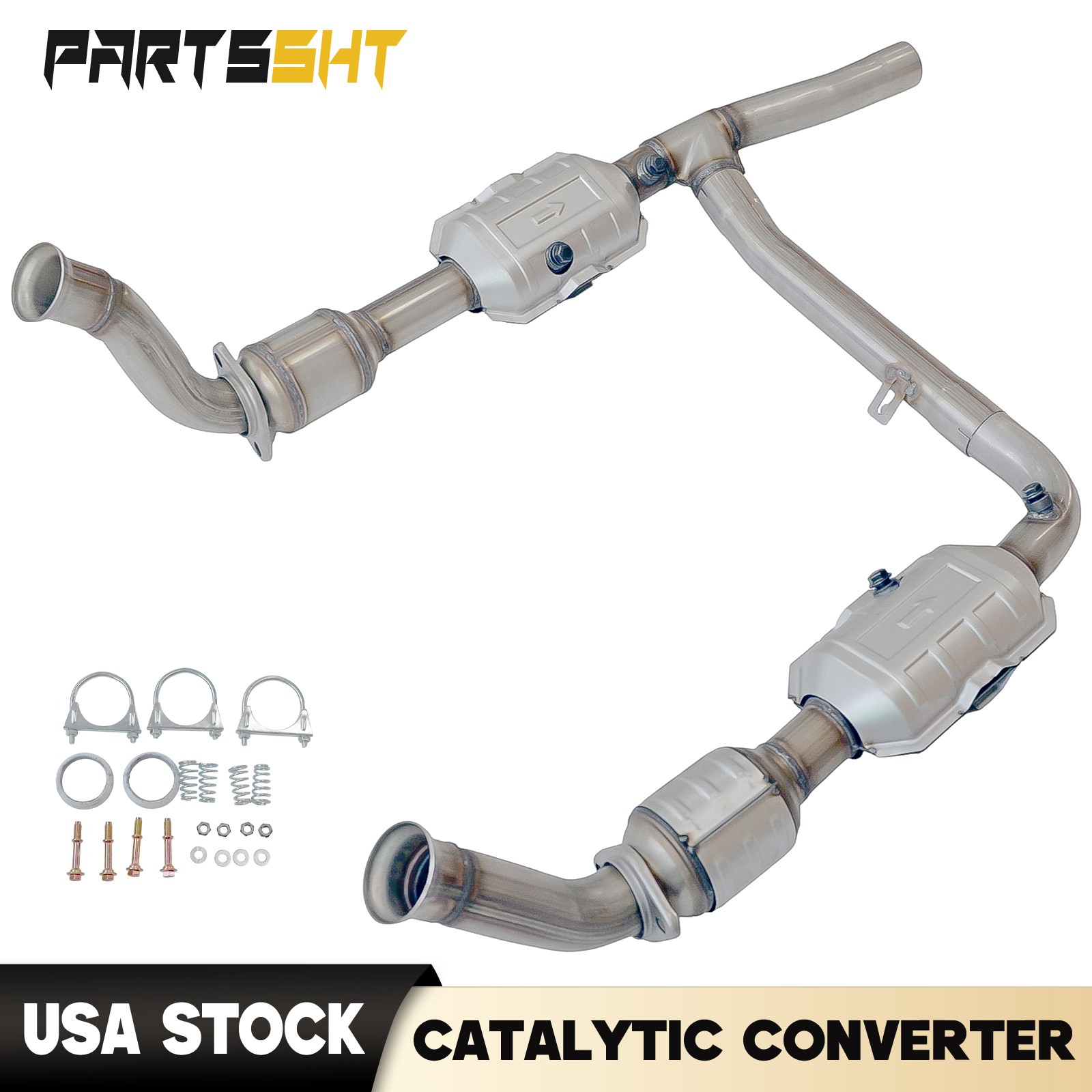 2pcs Catalytic Converter for Ford F-150 1997-2003 F-150 Heritage 2004 V6 4.2L