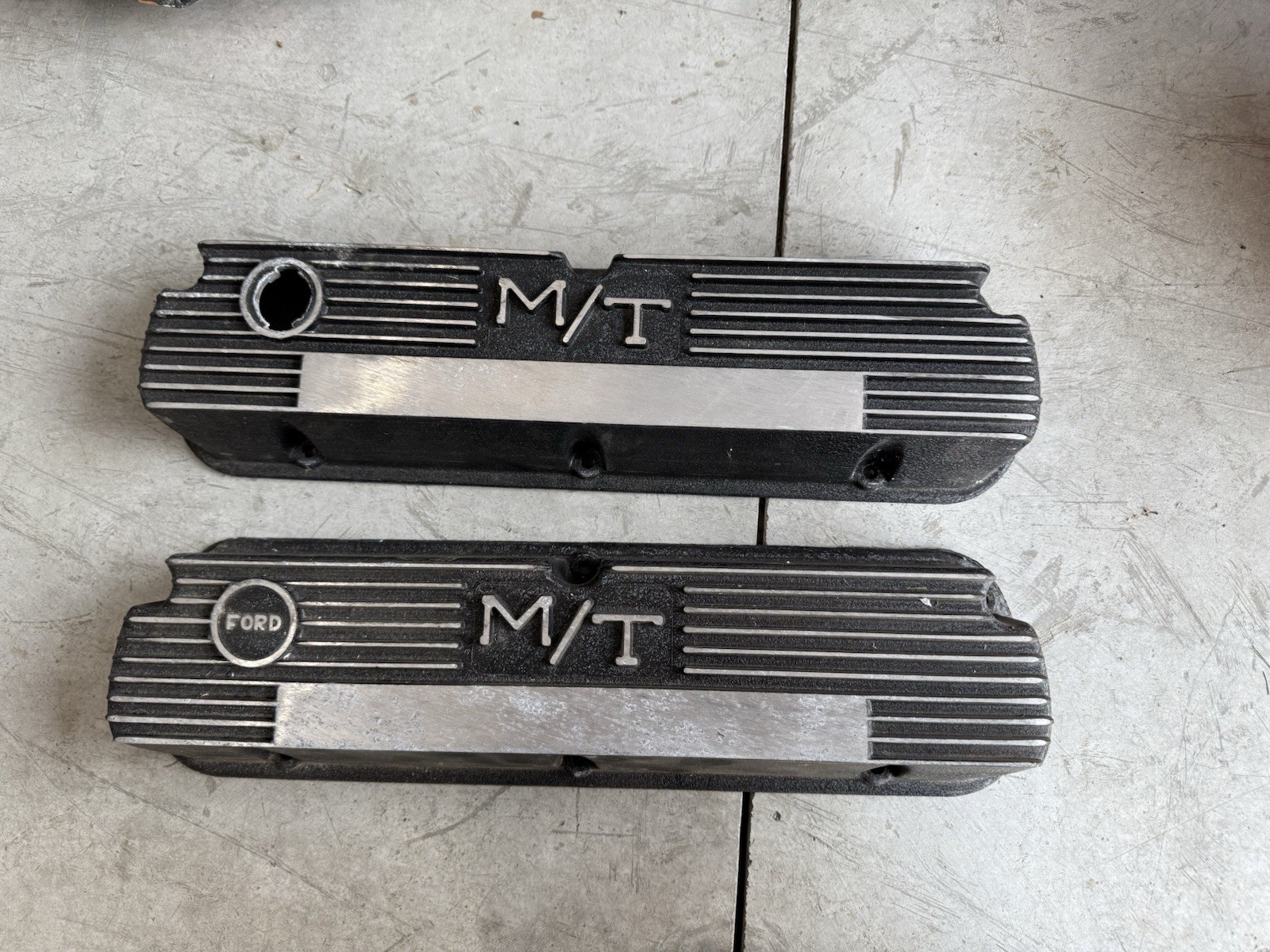 Brand New NOS Mickey Thompson Ford  289/302/351W Aluminum Valve Covers 103R-55