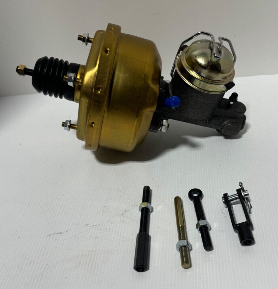 1960 - 1966 Gm Factory Correct Bleeder Drum Brake Single Master Cylinder Booster