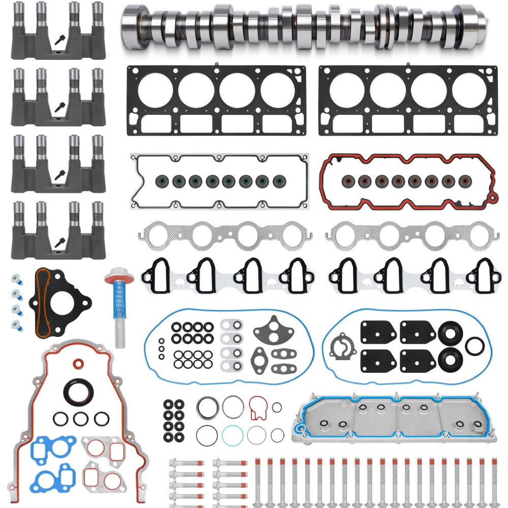 FOR 07-13 Chevrolet GMC 5.3L NON AFM Camshaft Lifters Head Gaskets Valley Cover