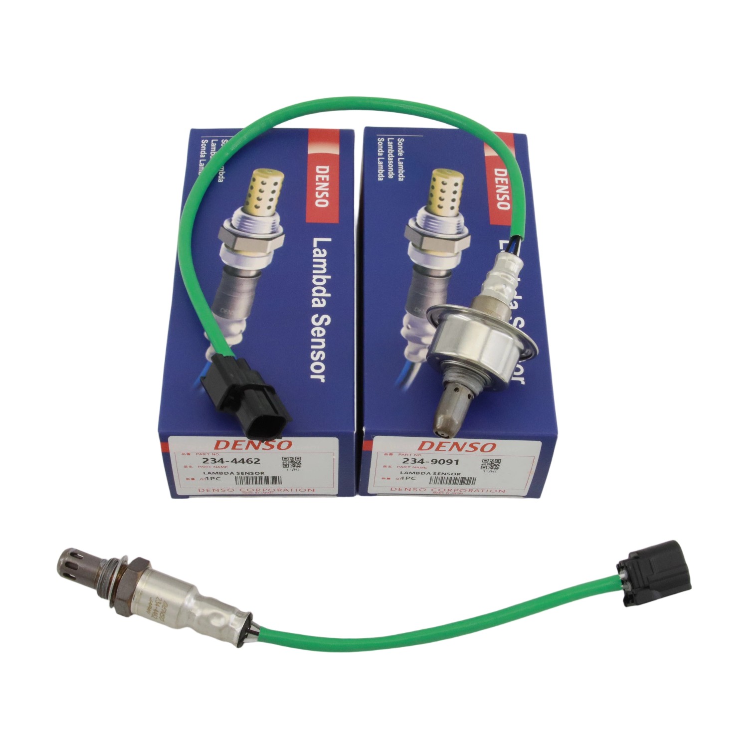 Denso 2PC Upstream+Downstream Oxygen O2 Sensor For 2007-2011 Honda CRV 2.4L Denso 2PC Upstream+Downstream Oxygen O2 Sensor For 2007-2011 Honda CRV 2.4L