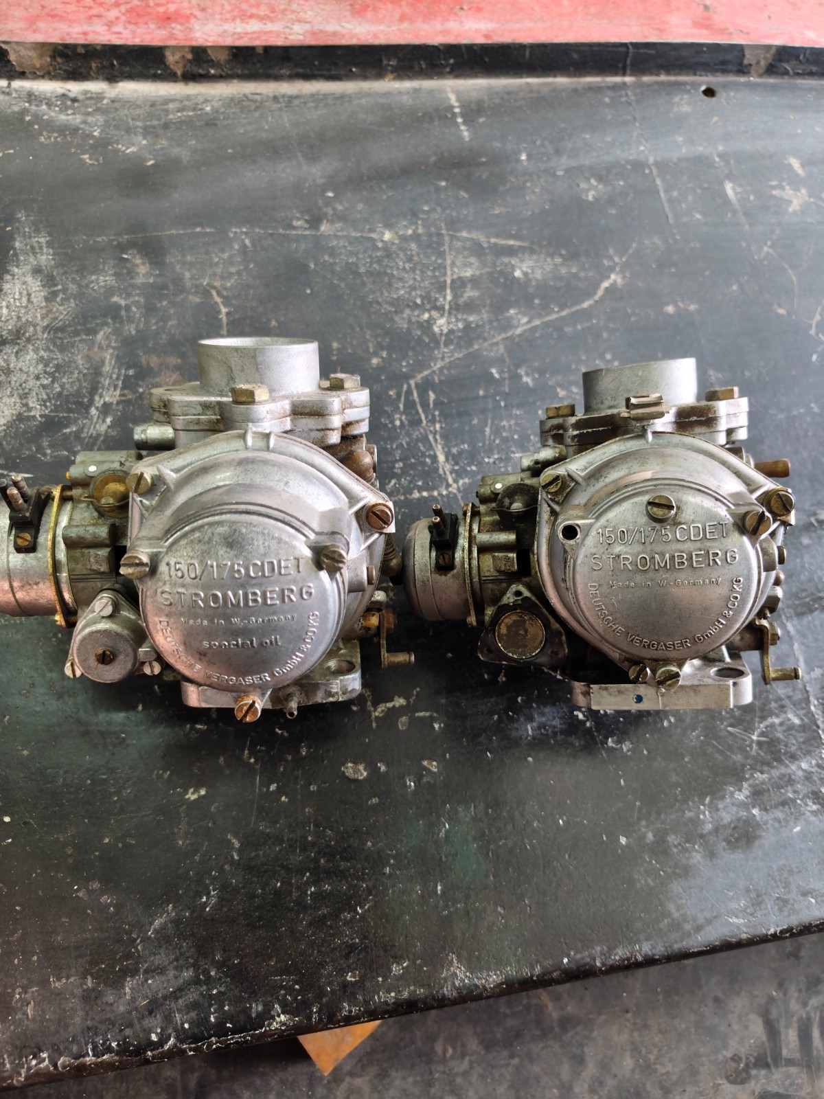Pair Zenith-Stromberg 150/175 CDET Carburetors - Doppelvergasser Pair Zenith-Stromberg 150/175 CDET Carburetors - Doppelvergasser