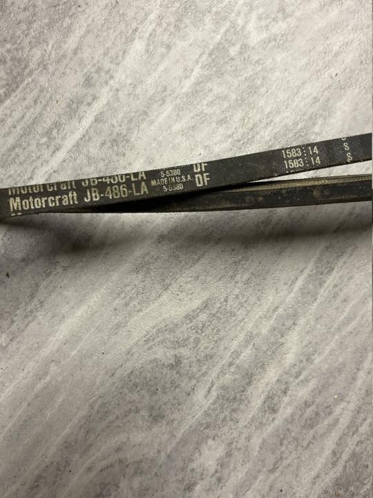 Motorcraft JB-486-LA V-Belt NOS Ford Vintage Unused Made in USA 5-5380