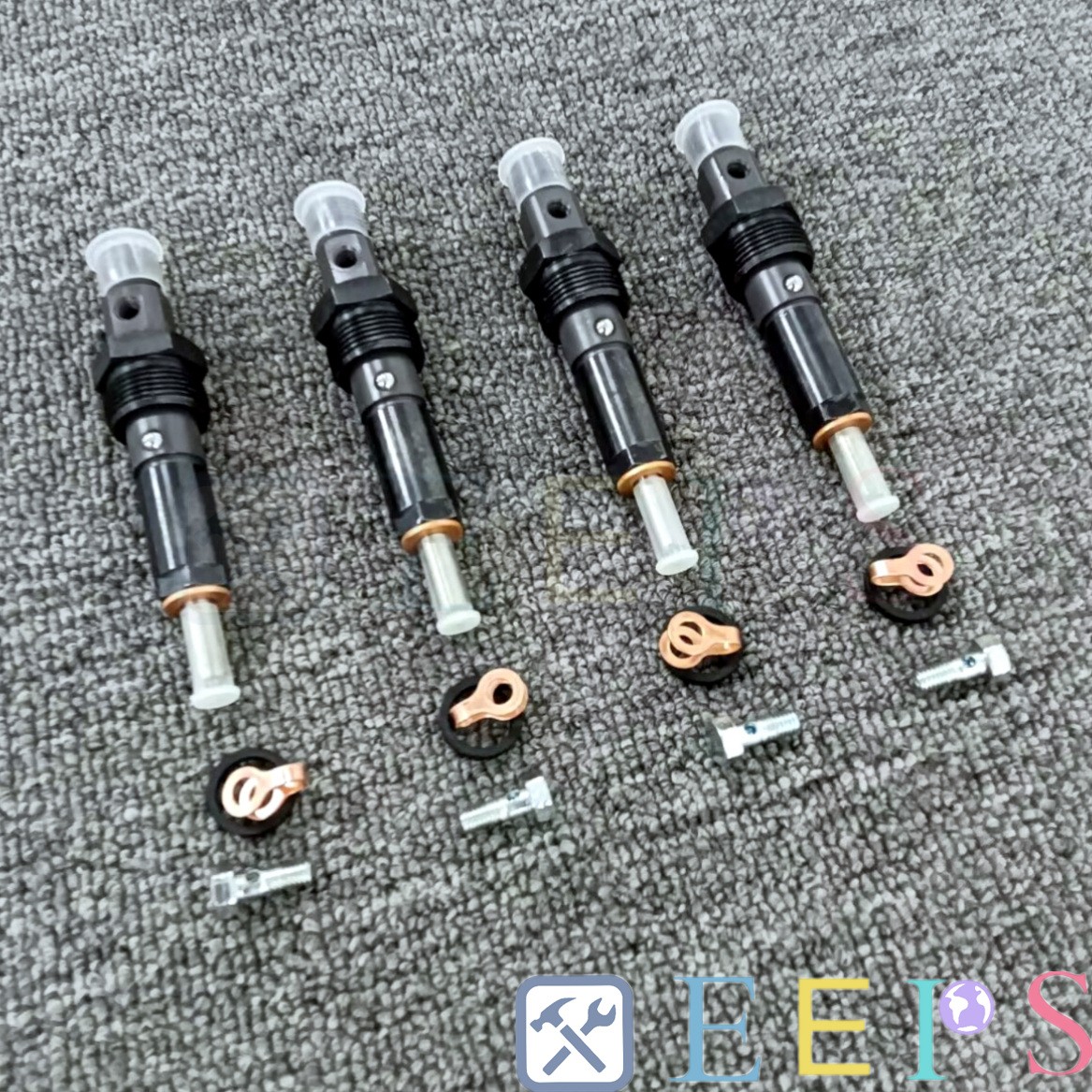 4x Fuel Injector FOR Case Loader 440 440CT 450CT 465 580M 580N 586G 588G 2856255